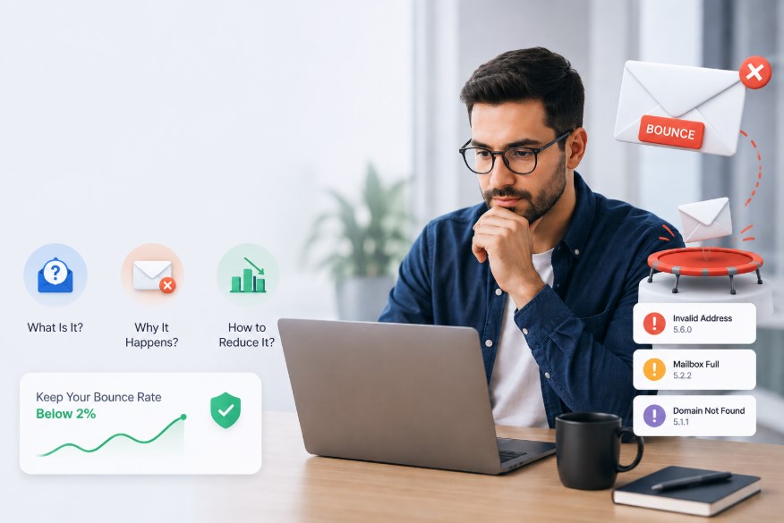 How to Reduce Email Bounce Rates Below 2% in 2026 