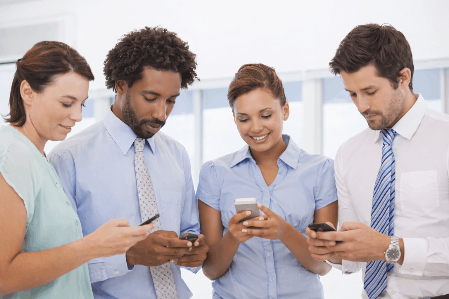 Digital marketing team analyzing audience data