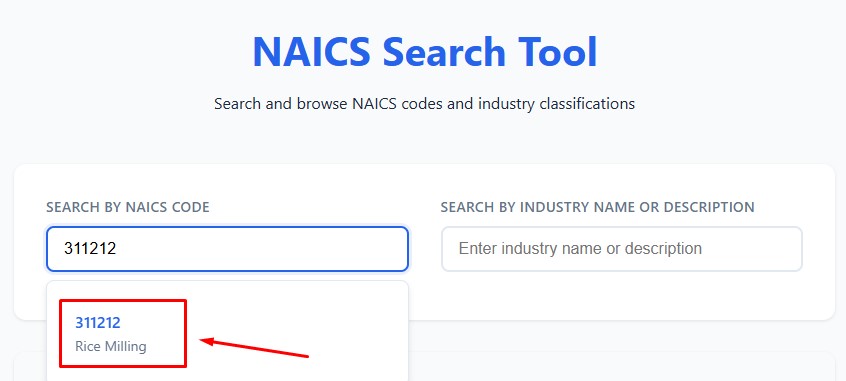 NAICS Code